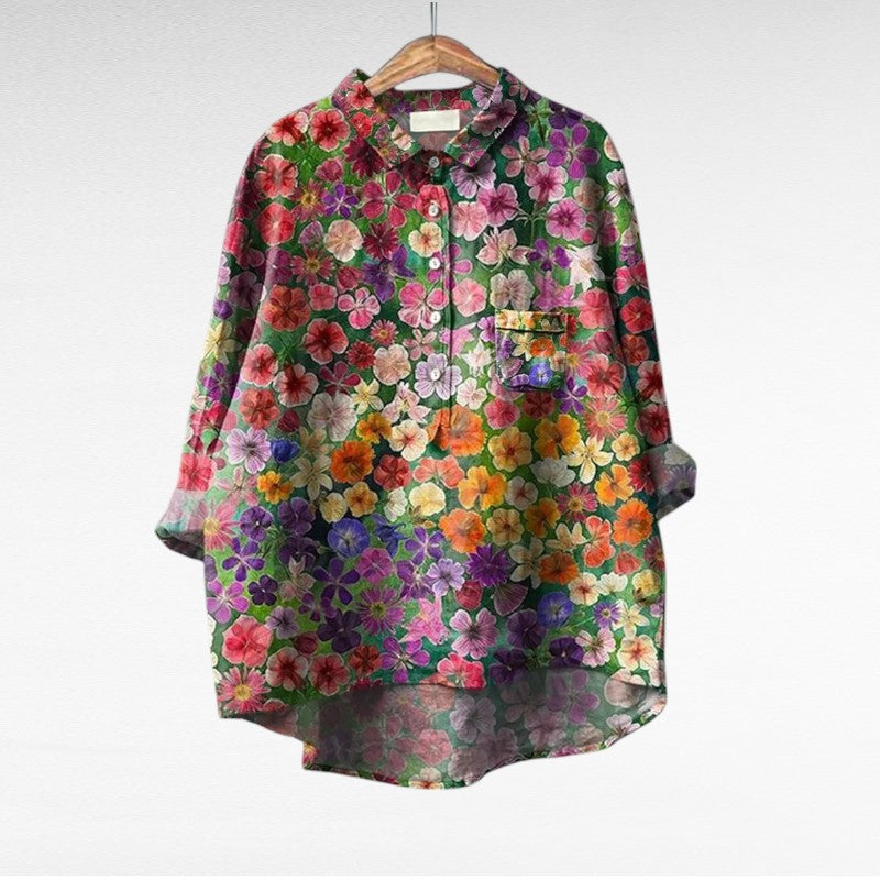 Thérèse | Elegant Linne Sommarblus