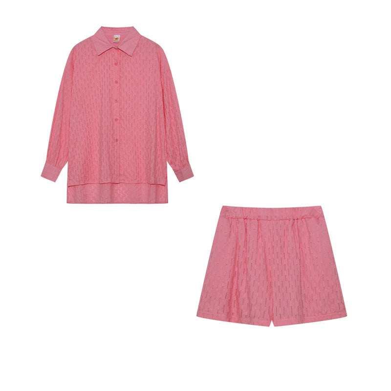 Elizabeth - Lätt skjorta och shorts-set
