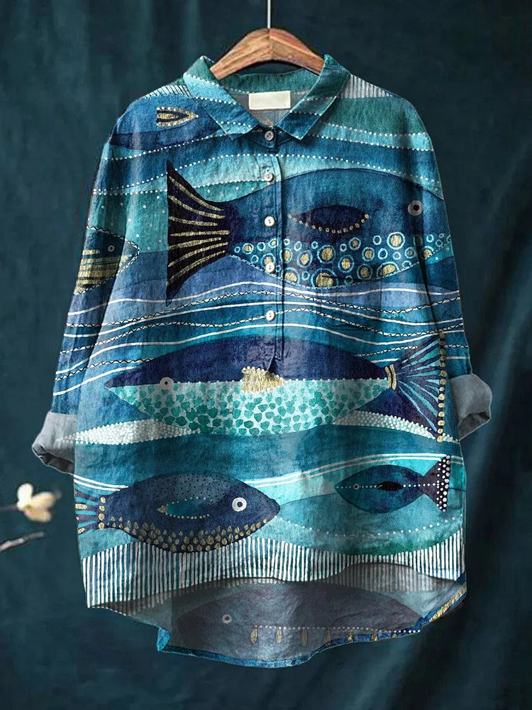 Jax™ - Ocean Art Skjorta