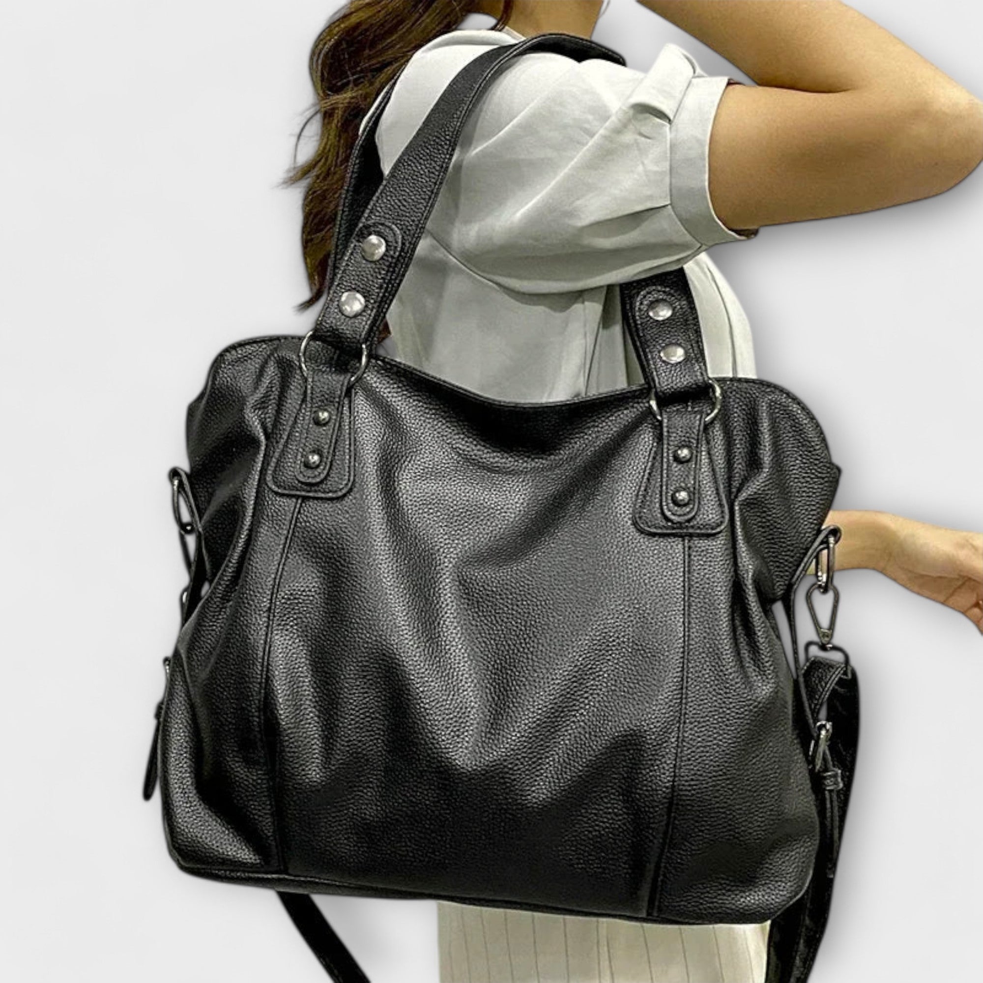 Mevia - Elegant Hobo Axelväska