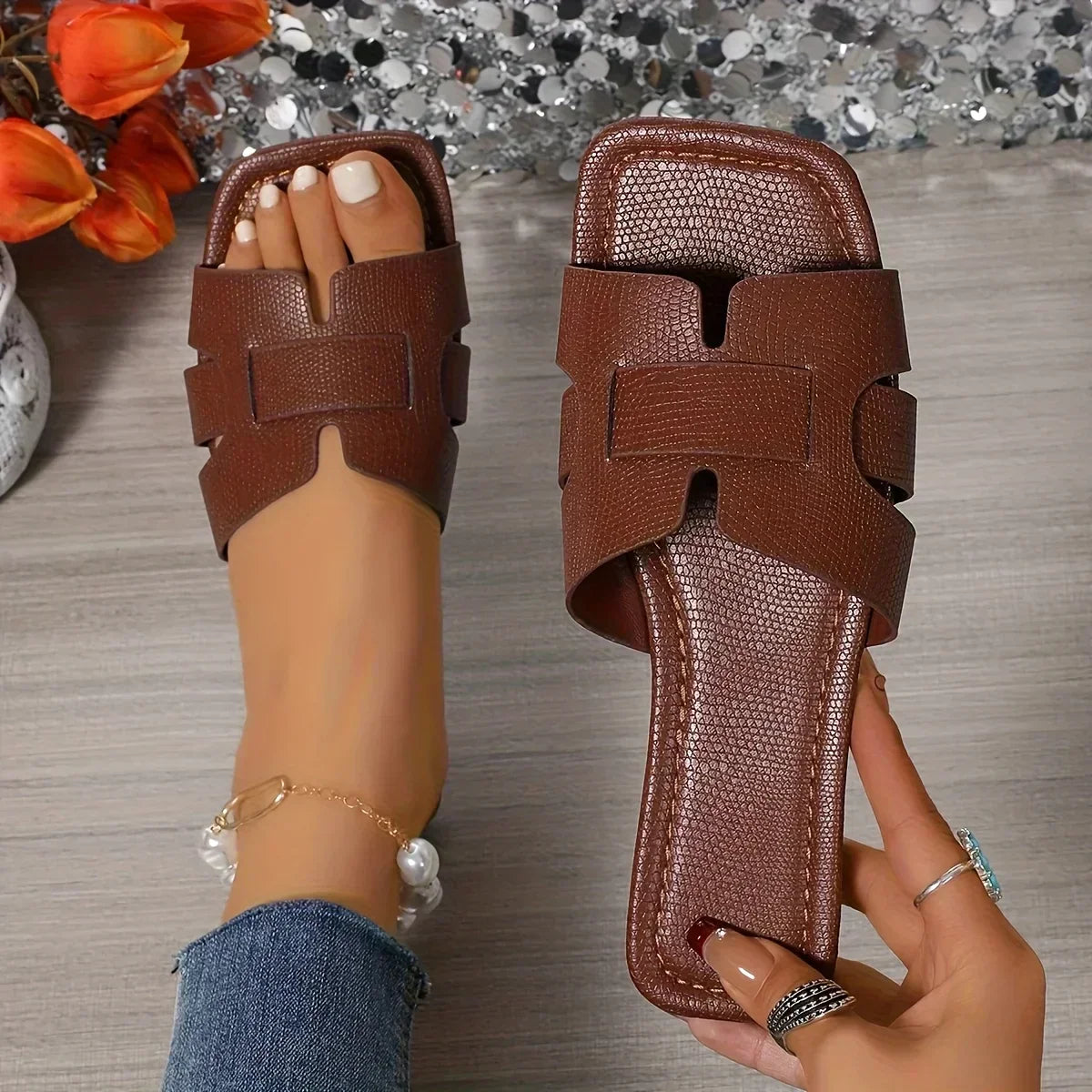Valencia | Sandaler med Slides