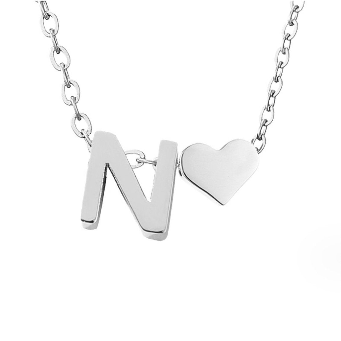 YAHNA | BREV INITIAL SILVER HÄNGSmycke