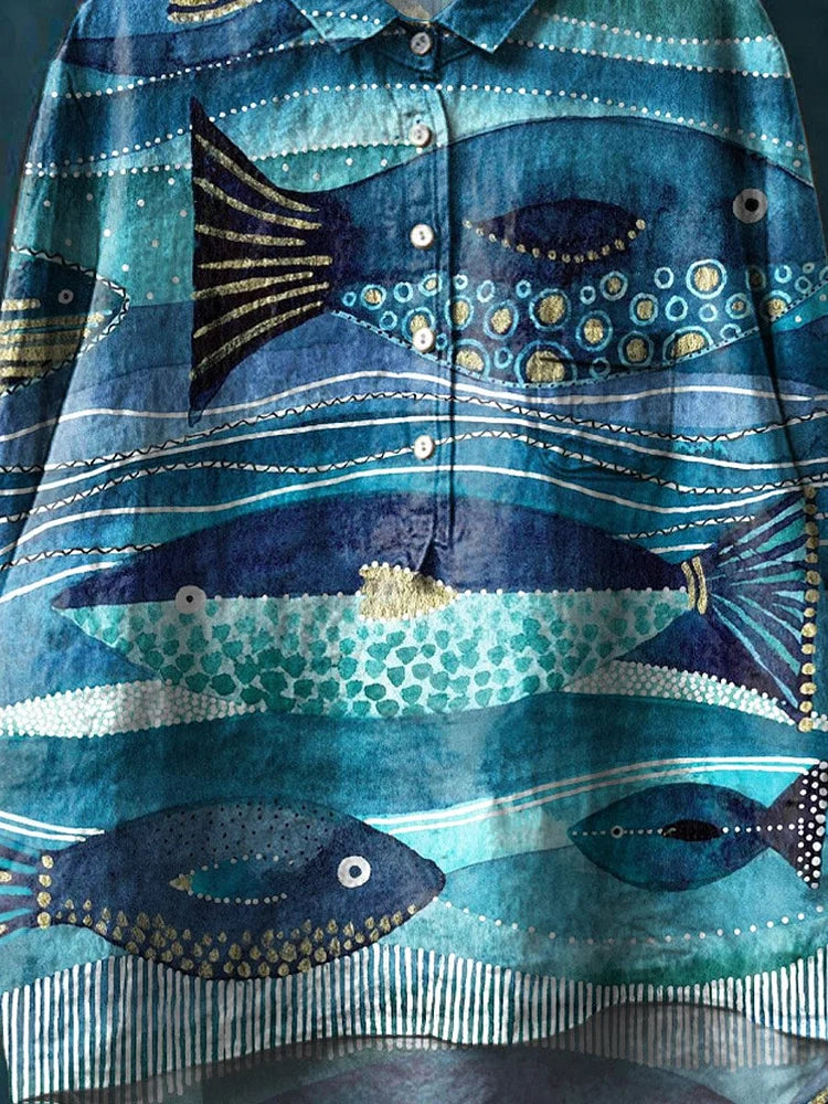Jax™ - Ocean Art Skjorta