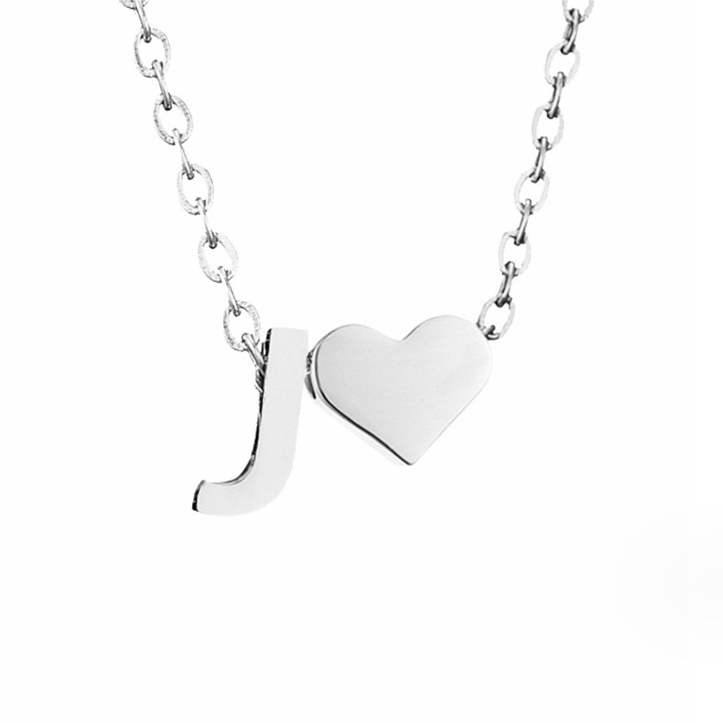 YAHNA | BREV INITIAL SILVER HÄNGSmycke