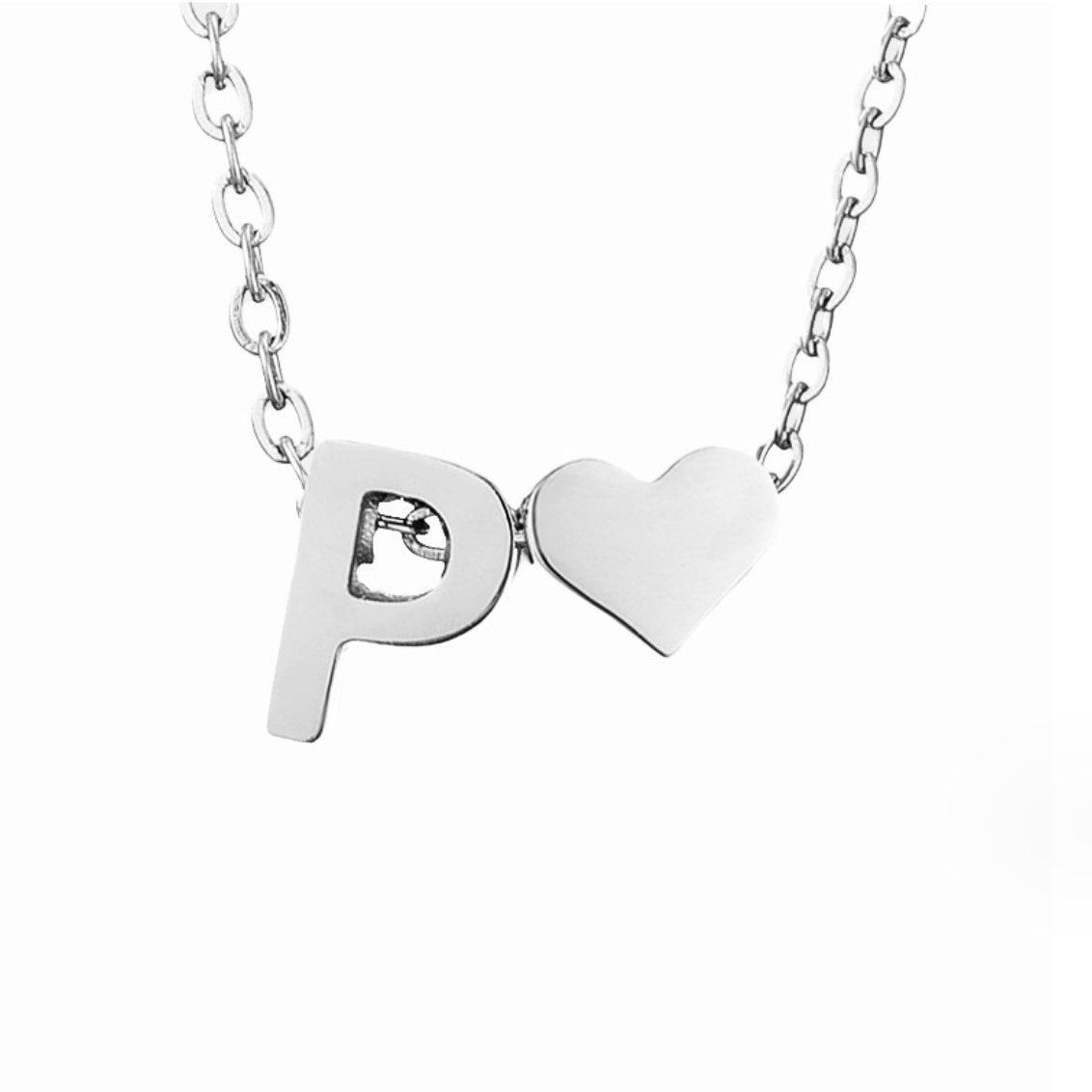 YAHNA | BREV INITIAL SILVER HÄNGSmycke