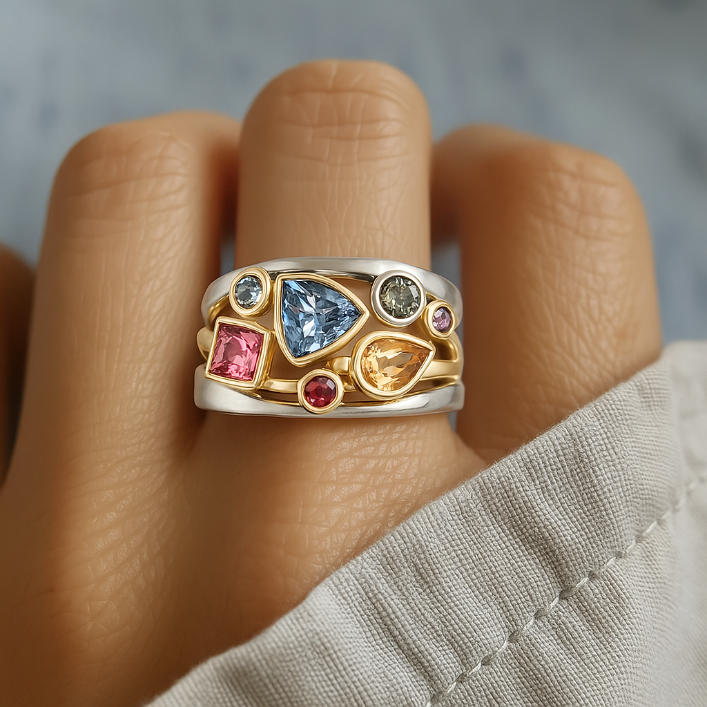 KYLA | VINTAGE FÄRGGLAD RING