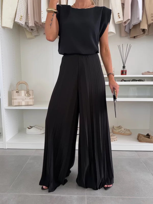 Marian - Elegant Plisserad Set