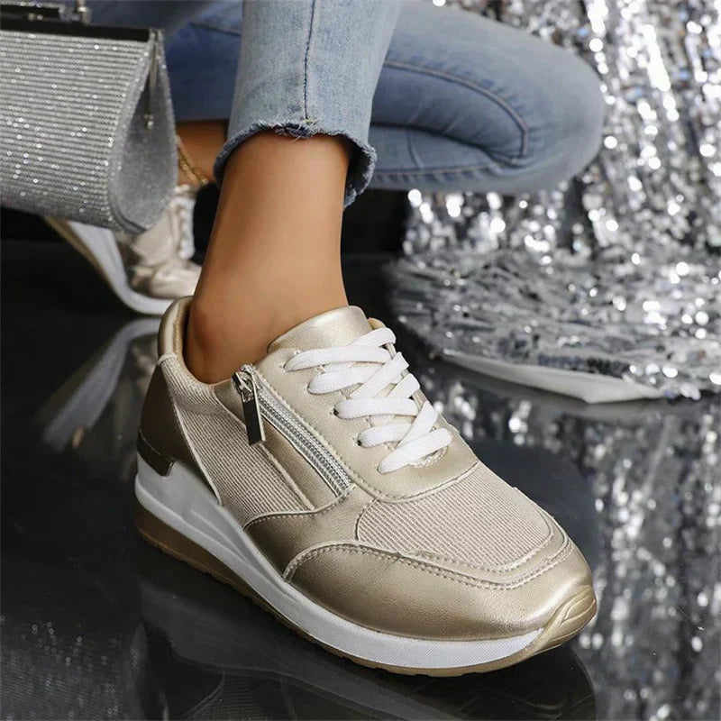Anite™ – Nya ortopediska sneakers för kvinnor med snörning och sidodragkedja
